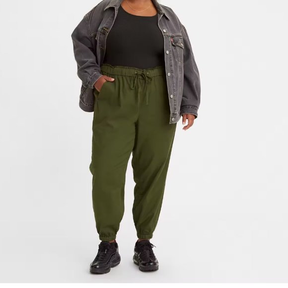 Levi's Pants - WOMENS LEVI'S OFF DUTY MOSY GREEN JOGGERS PLUS SIZE 16W